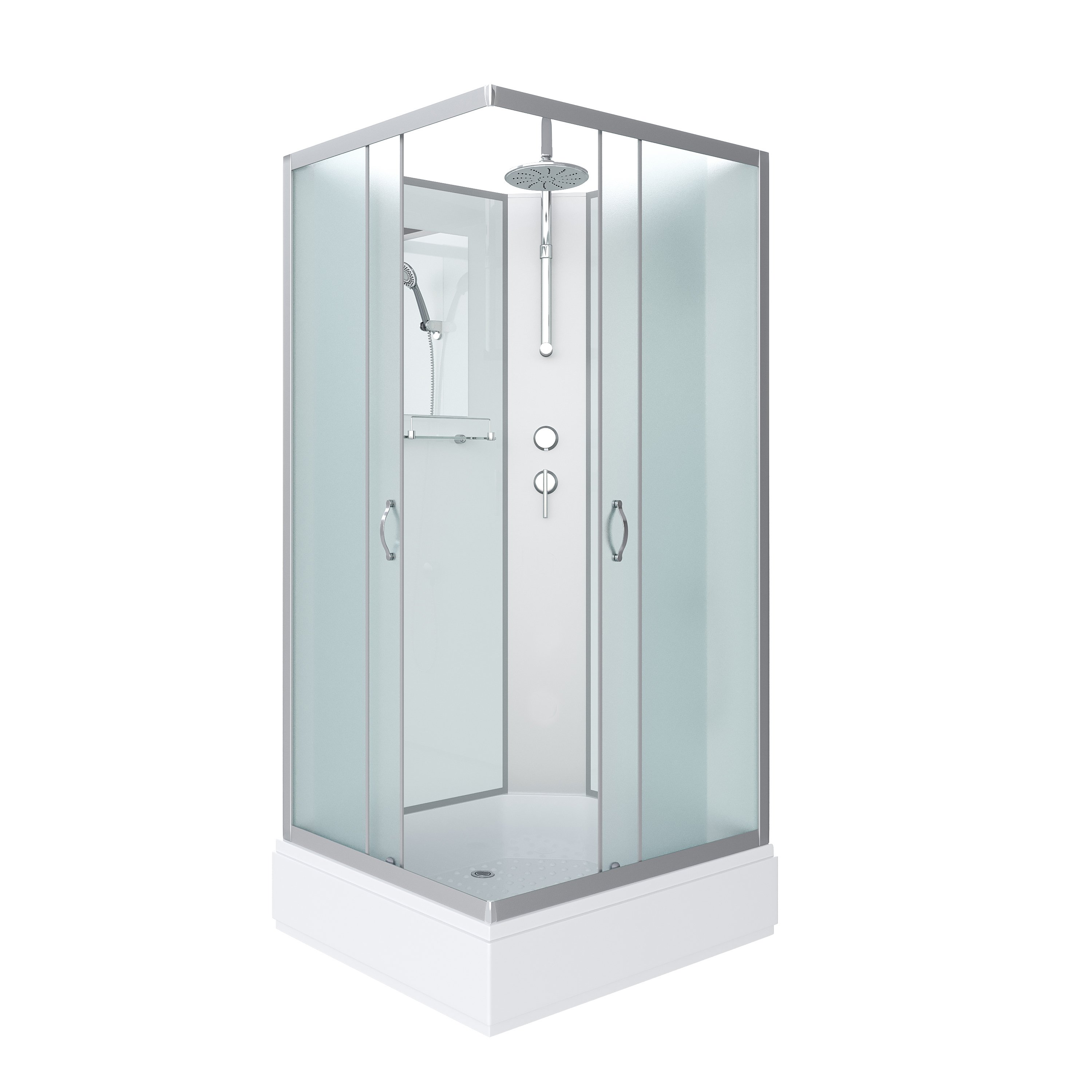 

Душевая кабина Niagara Classic 100x80x240 средний поддон, матовое стекло 330844QBKT