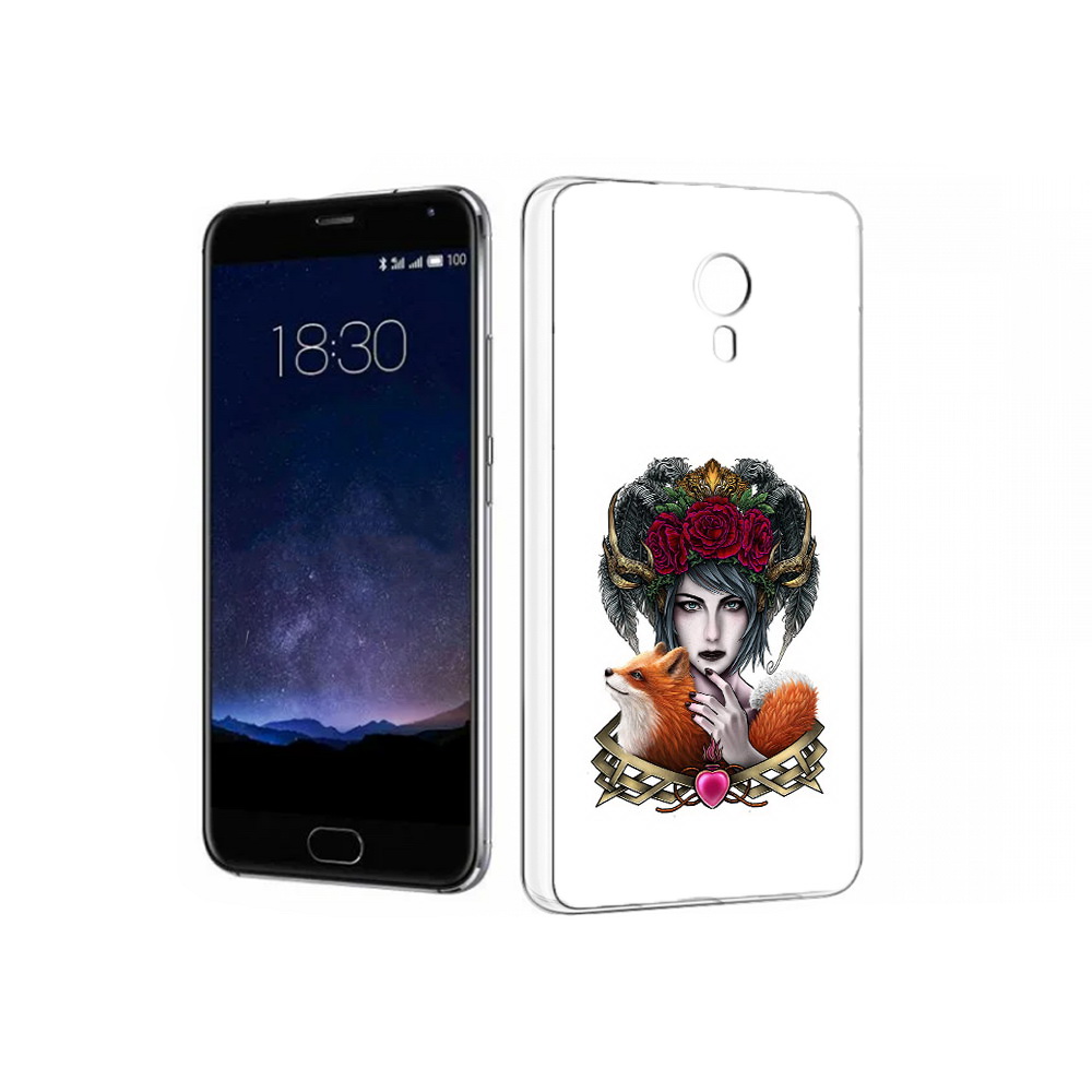 

Чехол MyPads Tocco для Meizu Pro 5 девушка с лисой (PT18126.86.314), Прозрачный, Tocco