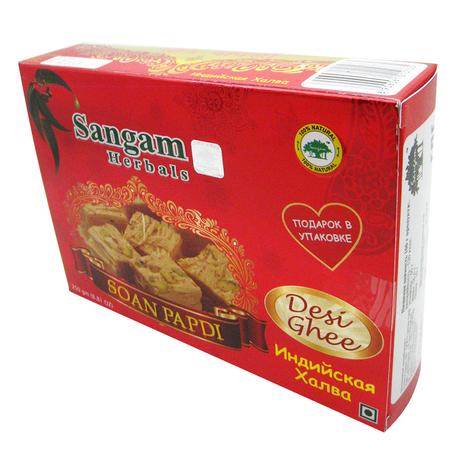 

Sangam Herbals Индийская халва Соан Папди Деси Гхи 250 г