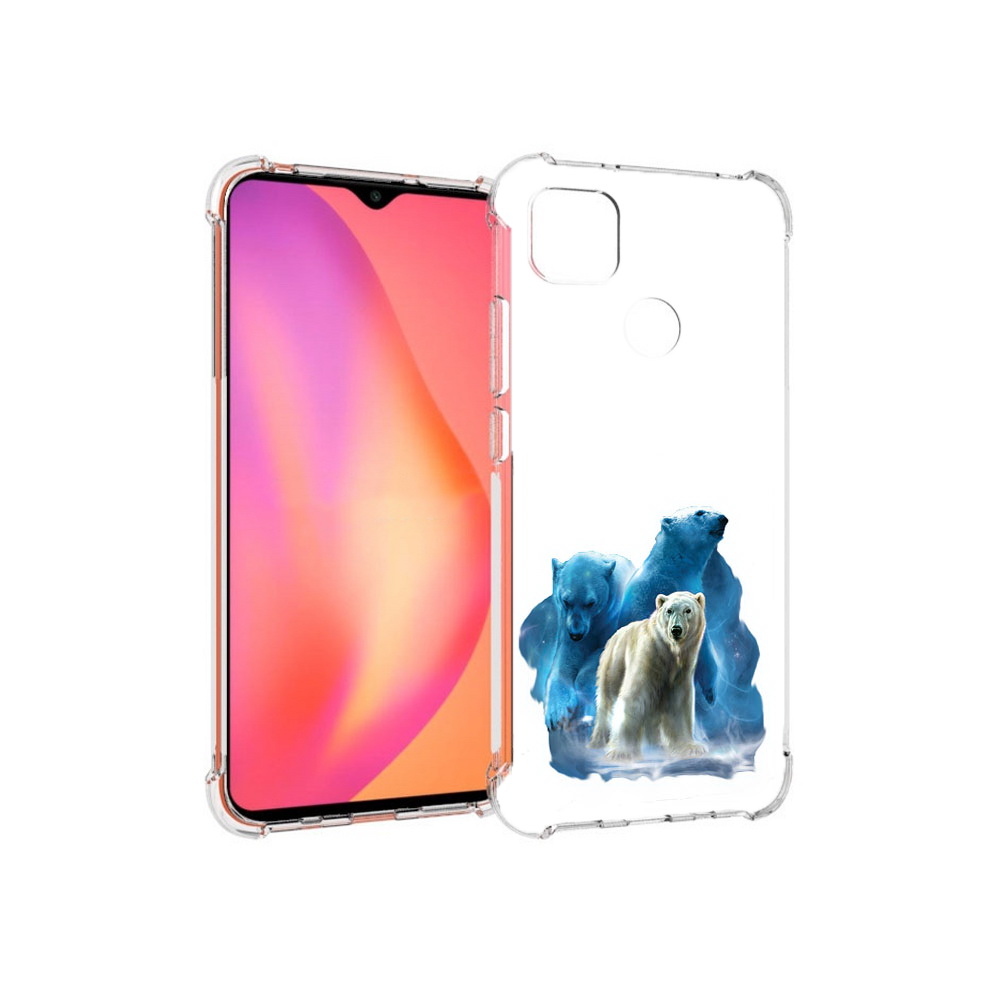 

Чехол MyPads Tocco для Xiaomi Redmi 9C полярный медведь (PT152115.265.549), Прозрачный, Tocco