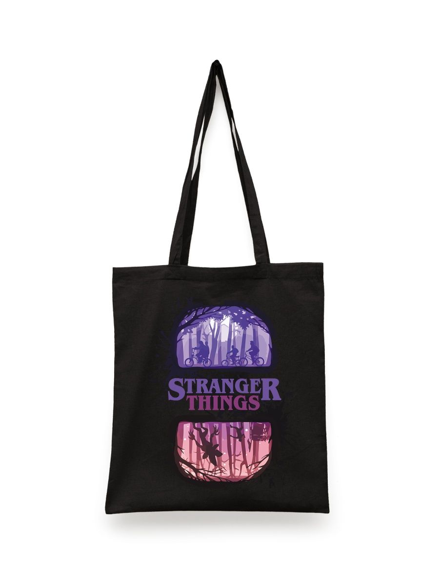 

Шоппер унисекс Каждому Своё Очень странные дела/Stranger Things SROSD2, черный, Очень странные дела/Stranger Things SROSD2