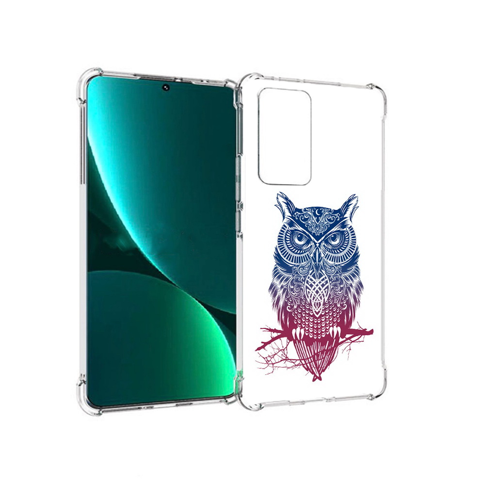 

Чехол MyPads Tocco для Xiaomi 12 Pro хиппи сова (PT226953.293.664), Прозрачный, Tocco