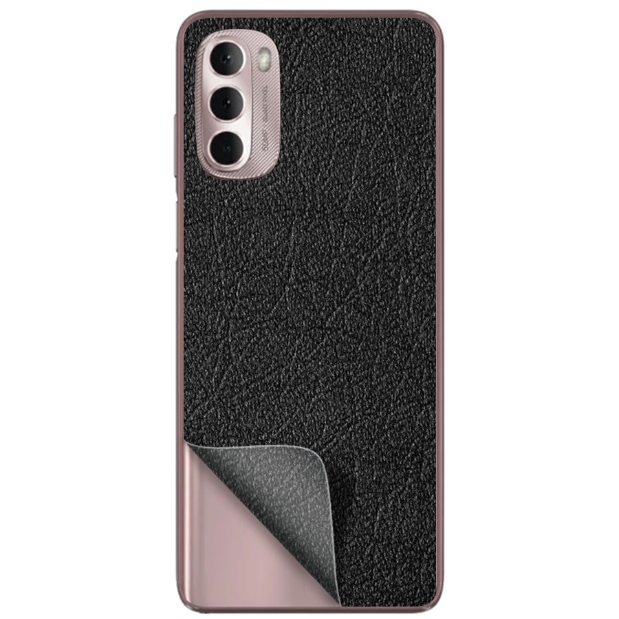 

Пленка защитная гидрогелевая Krutoff для Moto G Stylus (2022) задняя сторона (кожа черная)