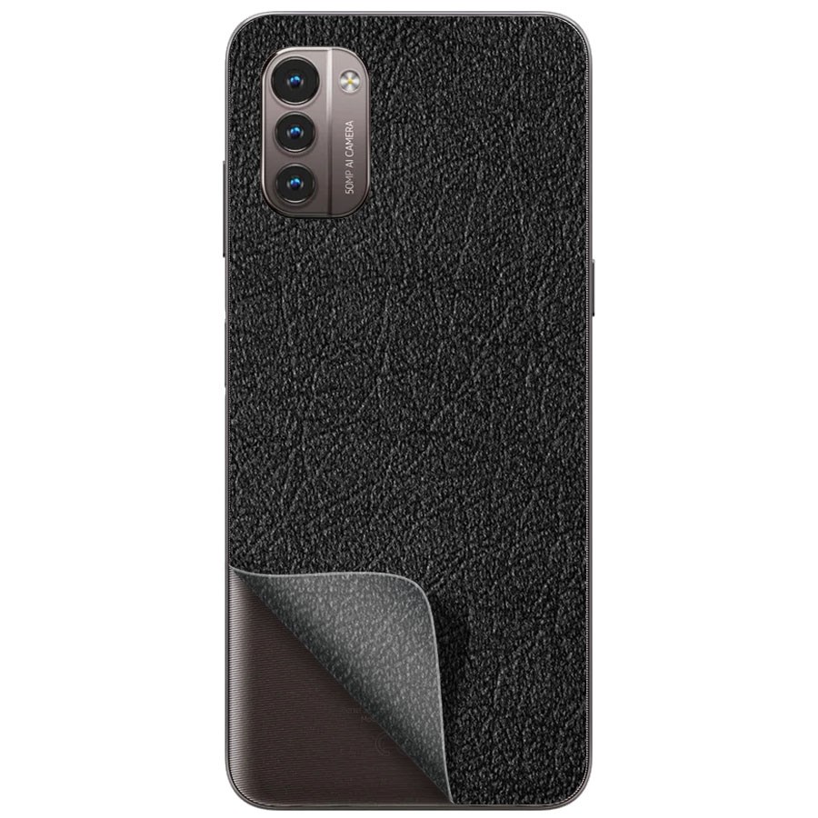 

Пленка защитная гидрогелевая Krutoff для Nokia G21 задняя сторона (кожа черная)