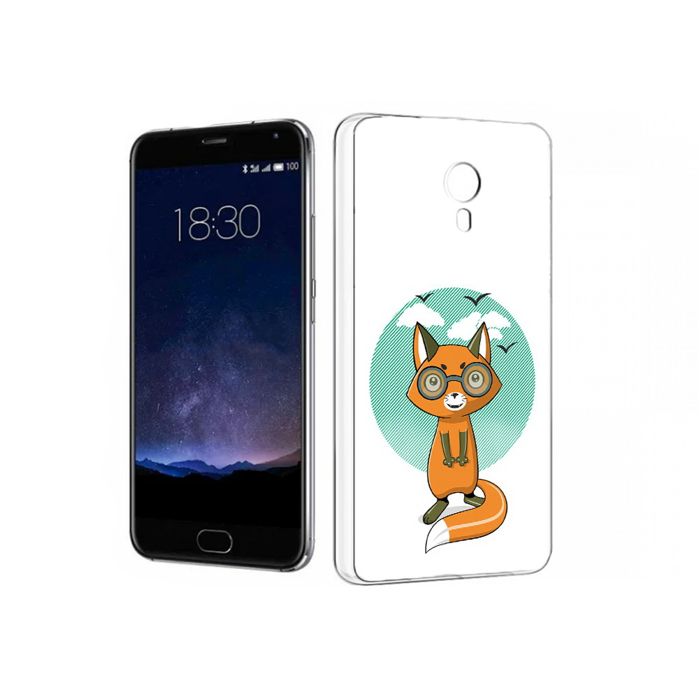 

Чехол MyPads Tocco для Meizu Pro 5 задумчивая лиса (PT18126.86.348), Прозрачный, Tocco