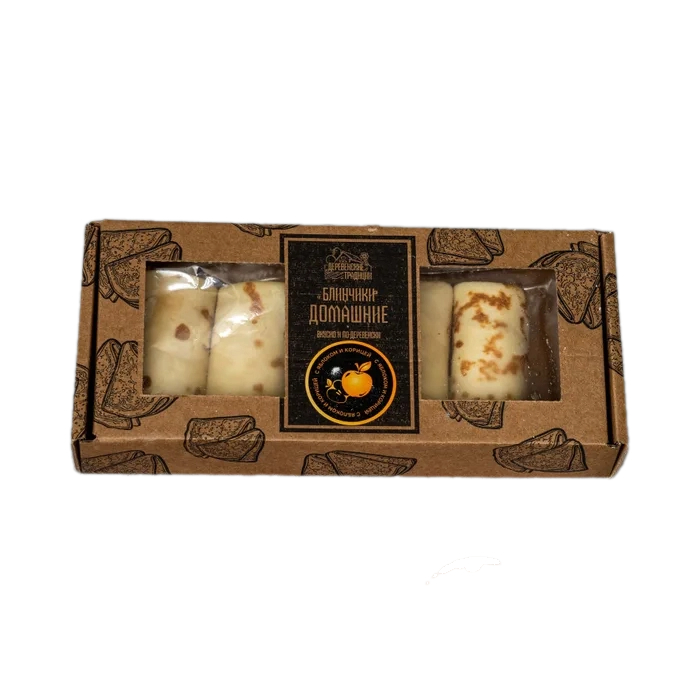 Блины Деревенские традиции с яблоком и корицей замороженные