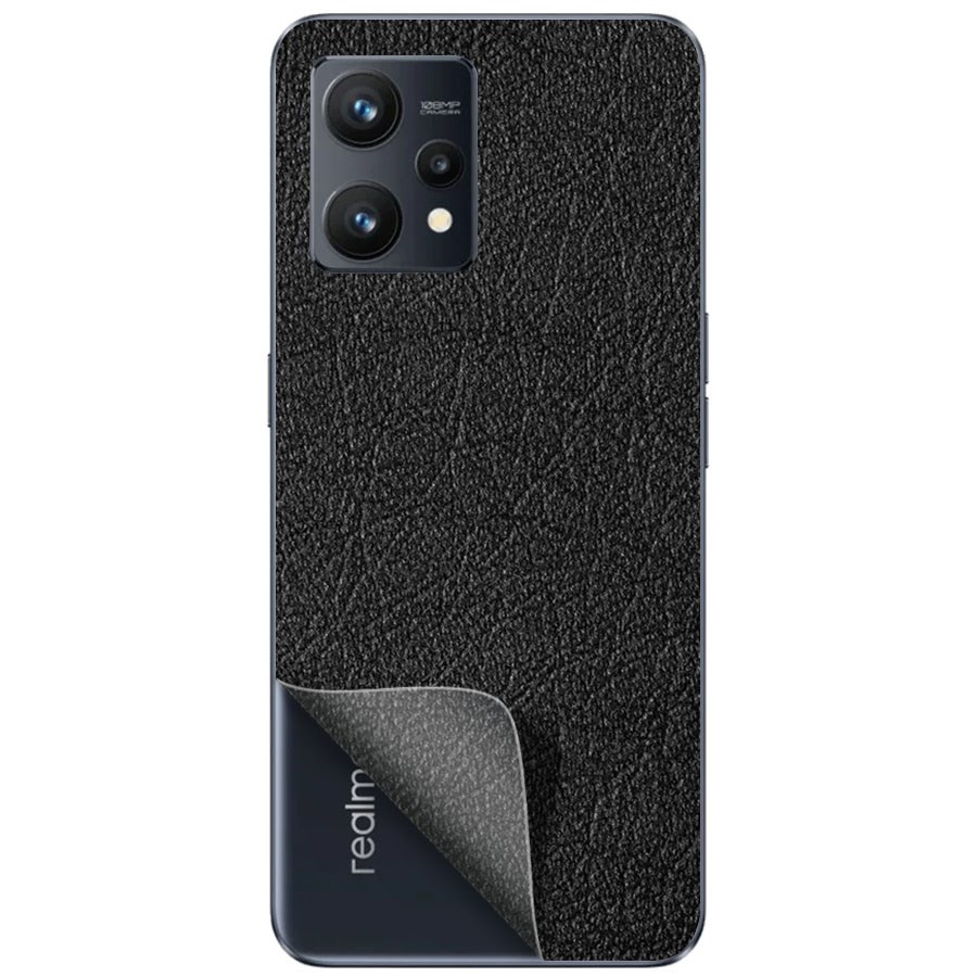 

Пленка защитная гидрогелевая Krutoff для Realme 9 задняя сторона (кожа черная)