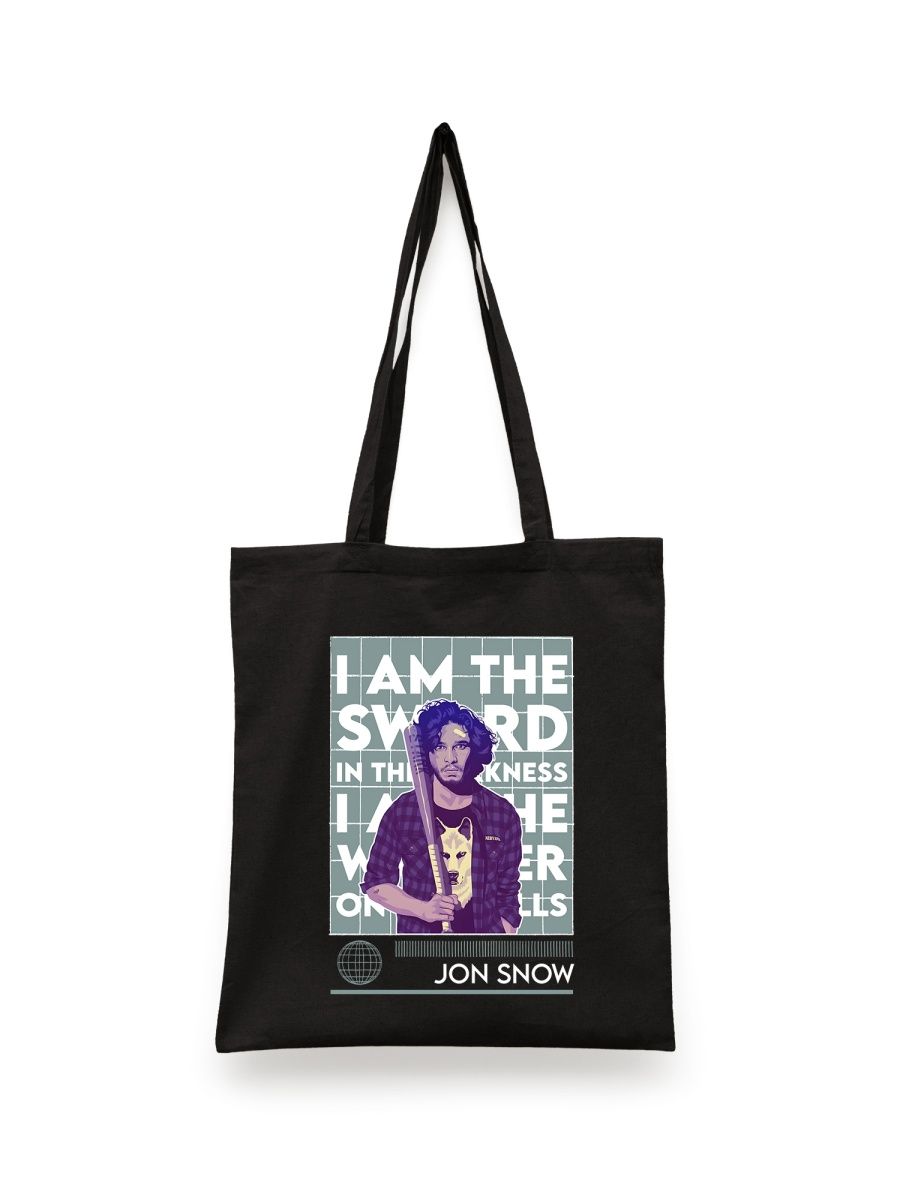 

Шоппер унисекс Каждому Своё Игра Престолов/Дом Дракона SRIP8, черный, Игра Престолов/Дом Дракона SRIP8