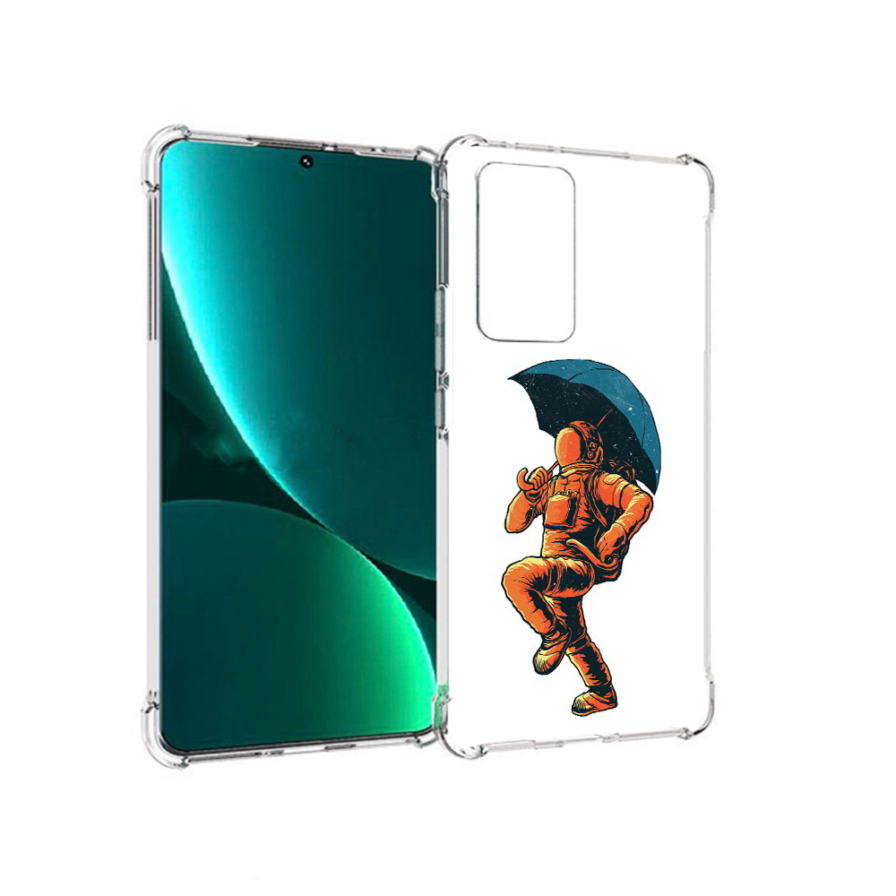

Чехол MyPads Tocco для Xiaomi 12 Pro шагающий космонавт с зонтом (PT226953.293.695), Прозрачный, Tocco