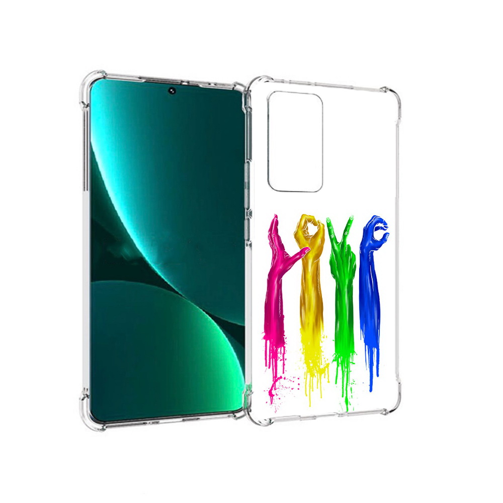 

Чехол MyPads Tocco для Xiaomi 12 Pro яркие руки love (PT226953.293.707), Прозрачный, Tocco