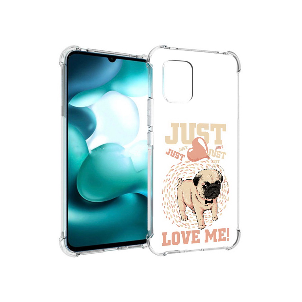 

Чехол MyPads Tocco для Xiaomi Mi 10 Lite Люби меня (PT150213.294.109), Прозрачный, Tocco