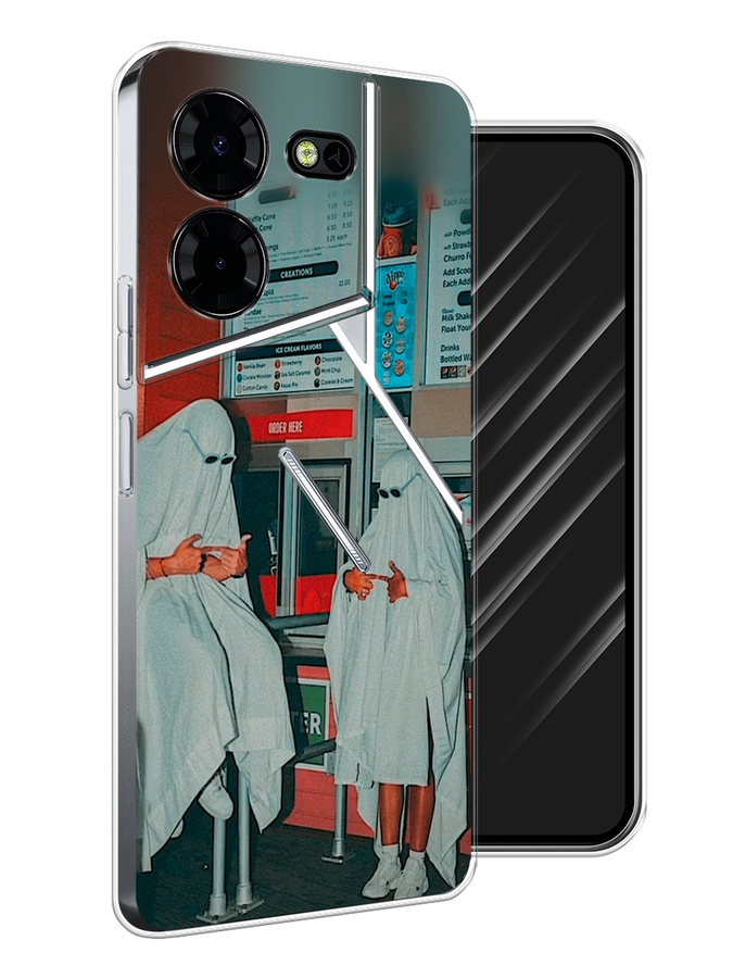 

Чехол Awog на Tecno Pova 5 Pro 5G "Chillin Killin", Красный, 304550-1