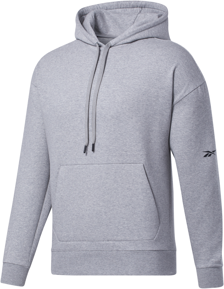 

Худи мужское Reebok GJ6432 серое 2XL, GJ6432