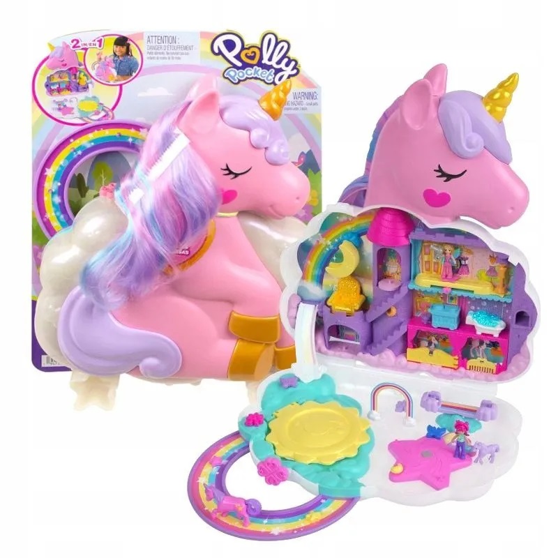 Игровой набор Mattel Polly Pocket Салон красоты Единорог Unicorn HKV51 8990₽