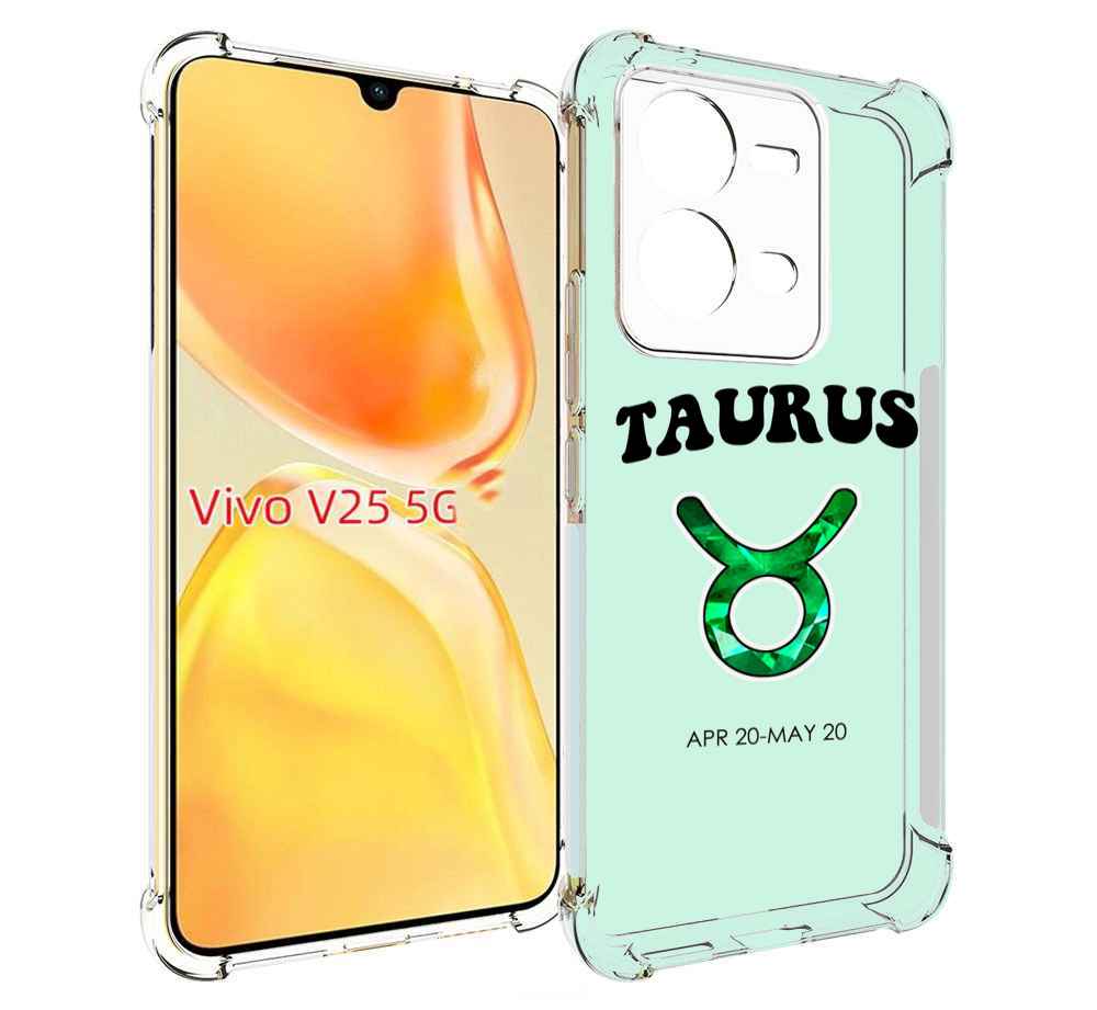 

Чехол MyPads знак-зодиака-телец-1 для Vivo V25 5G / V25e, Прозрачный, Tocco