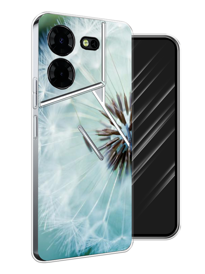 

Чехол Awog на Tecno Pova 5 Pro 5G "Пух одуванчика", Серебристый;серый, 304550-1