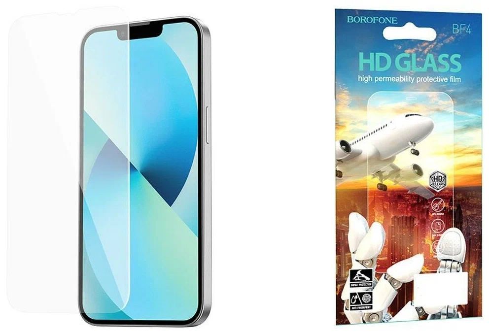 Защитное стекло BOROFONE BF4 iPhone X/XS/11 Pro 5.8 HD tempered glass 2 шт