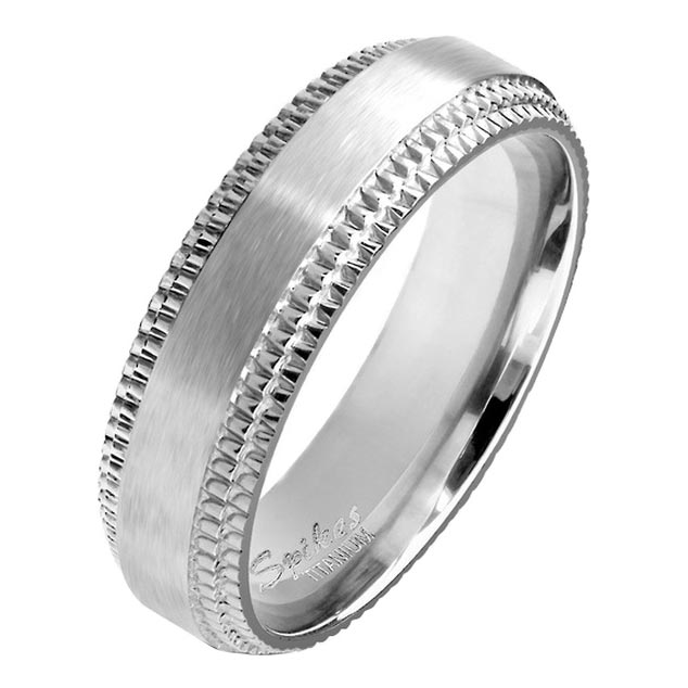 

Кольцо из титана р.  Spikes R-TM-3881-6, R-TM-3881-6