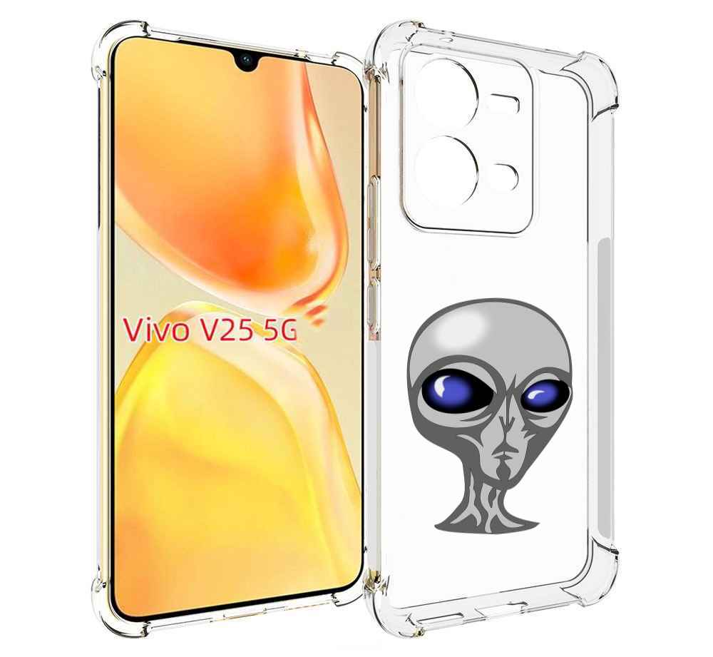 

Чехол MyPads инопланетянин для Vivo V25 5G / V25e, Прозрачный, Tocco
