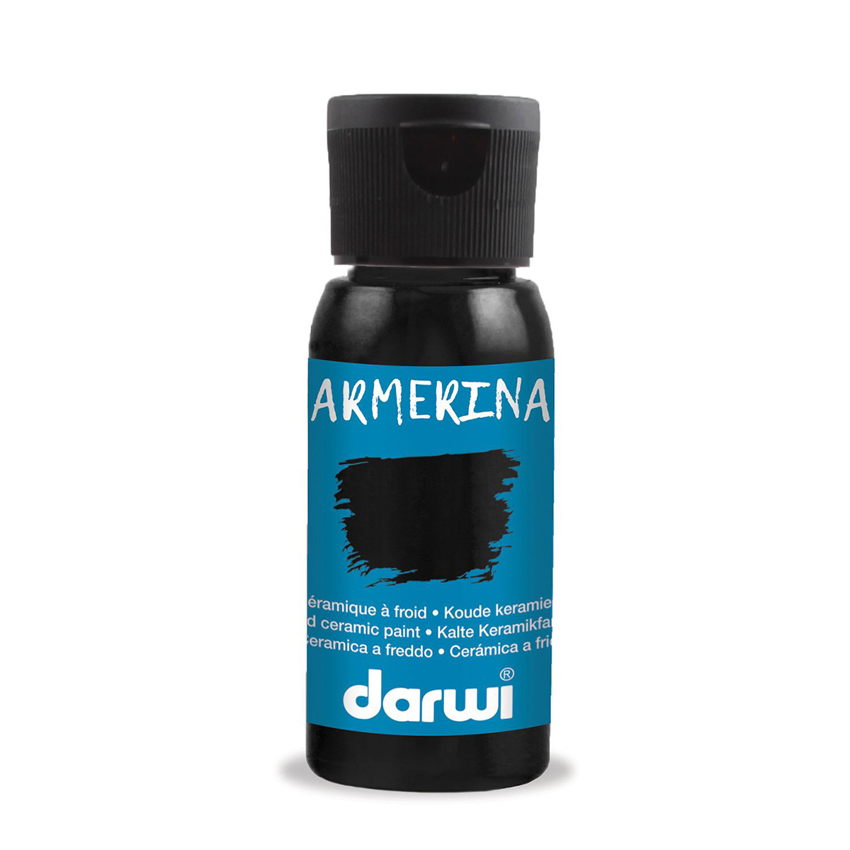 

DA0380050 Краска для керамики Darwi ARMERINA, 50мл (100 черный), 7732930