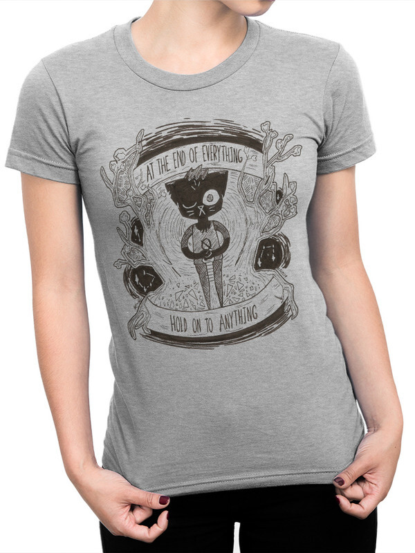 

Футболка женская Dream Shirts Ночь в Лесу - Night In The Woods серая M, Ночь в Лесу - Night In The Woods