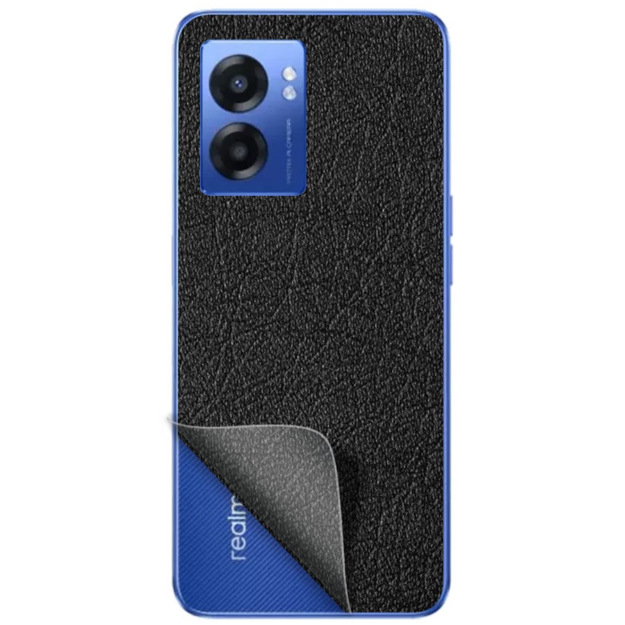

Пленка защитная гидрогелевая Krutoff для Realme Q5i задняя сторона (кожа черная)