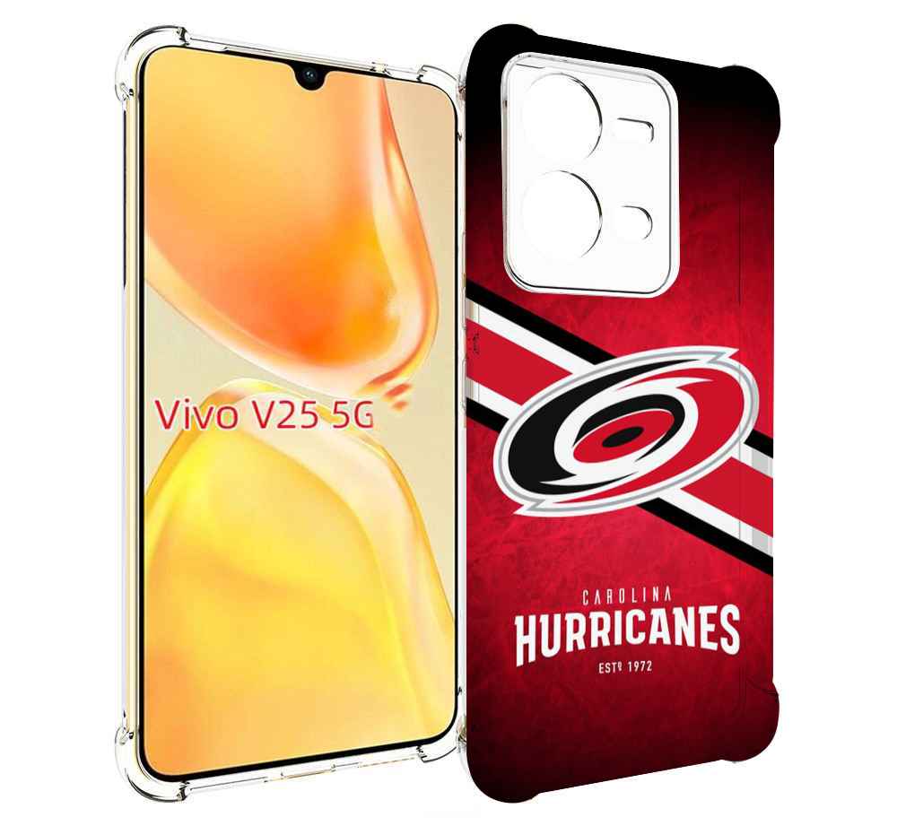 

Чехол MyPads каролина харрикеинс мужской для Vivo V25 5G / V25e, Прозрачный, Tocco