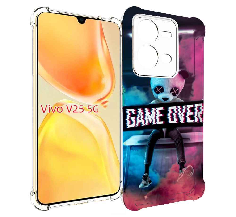 

Чехол MyPads картина-панда для Vivo V25 5G / V25e, Прозрачный, Tocco