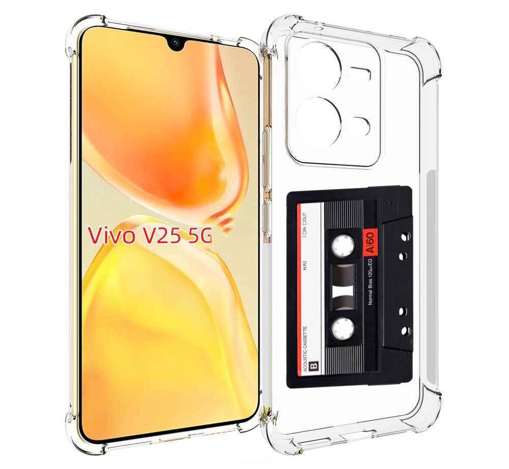 

Чехол MyPads касета для Vivo V25 5G / V25e, Прозрачный, Tocco