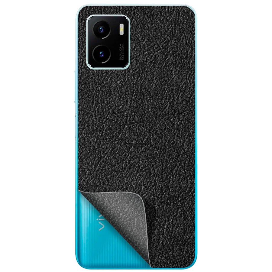 

Пленка защитная гидрогелевая Krutoff для Vivo Y15s задняя сторона (кожа черная)