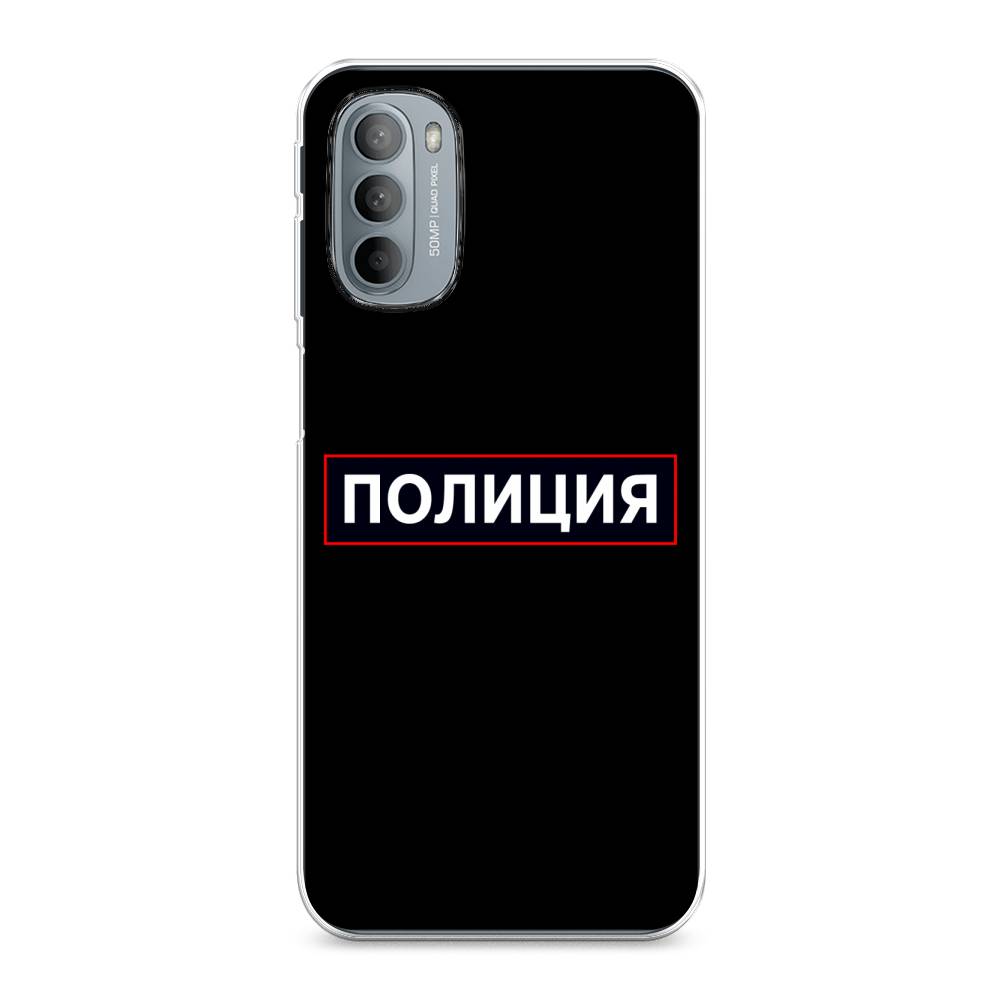 

Чехол Awog на Motorola Moto G31/G41 "Police logo", Разноцветный, 241850-5