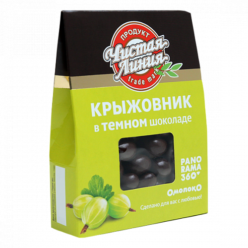 

Драже Чистая Линия Крыжовник в темном шоколаде, 100 г