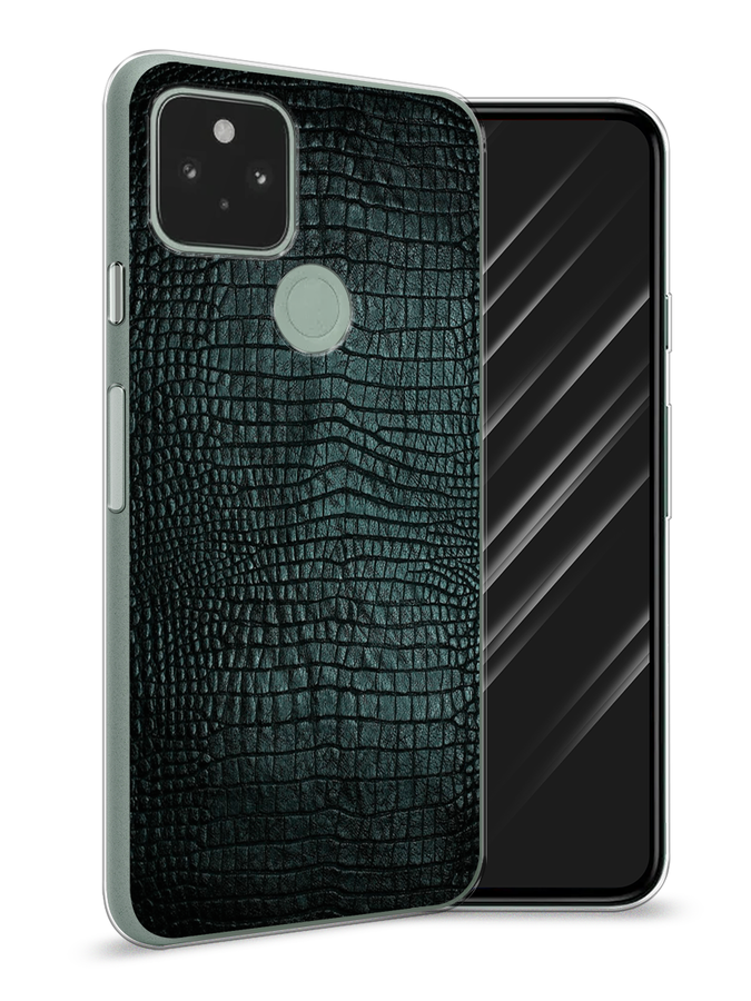 

Чехол Awog на Google Pixel 5A "Черная змея", Разноцветный, 271050-3