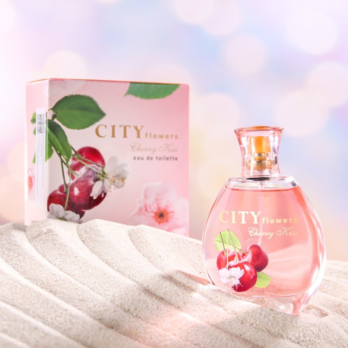 Купить Туалетная вода женская City Flowers Cherry Kiss, 50 мл, City Parfum