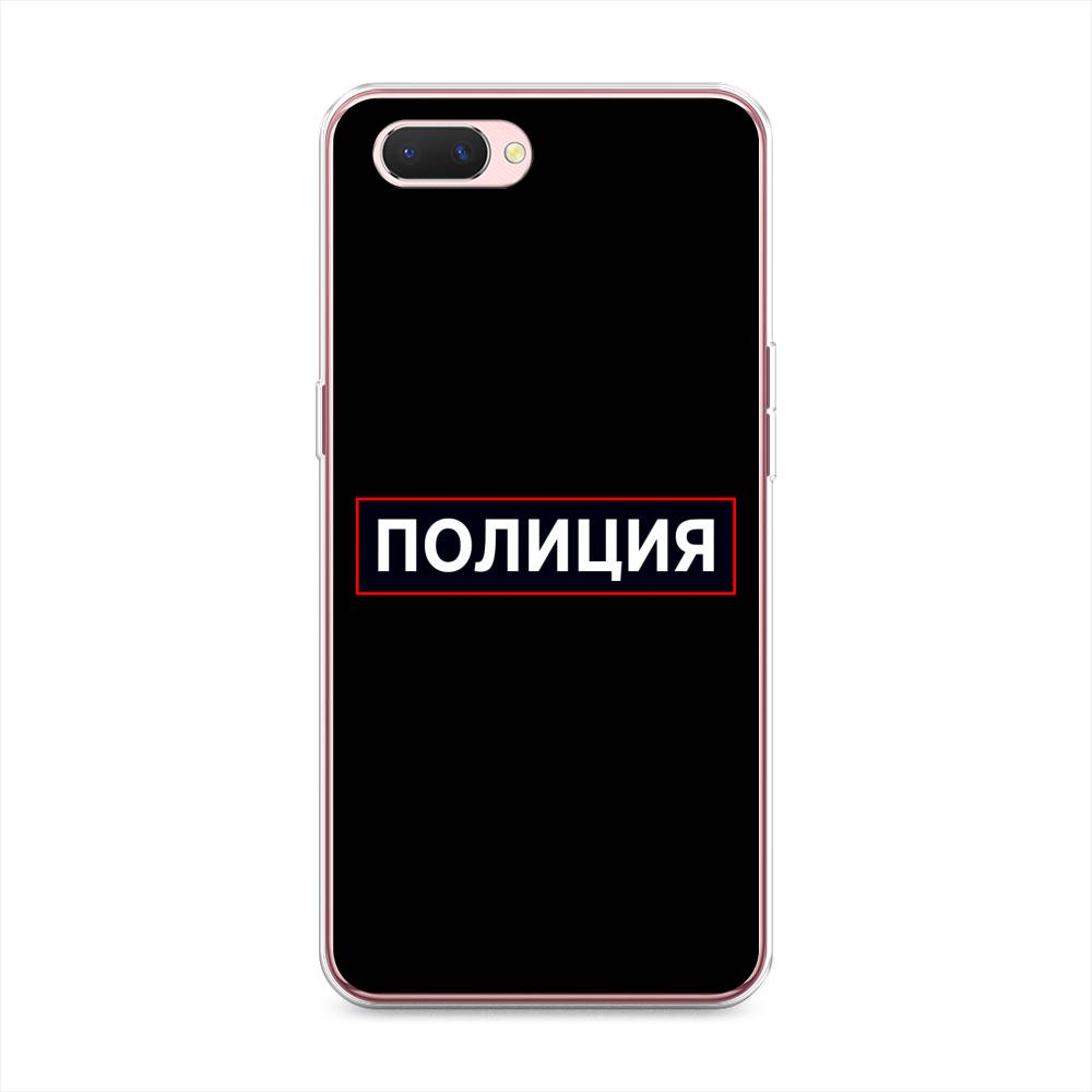 

Чехол Awog на Oppo A3s "Police logo", Разноцветный, 252050-5