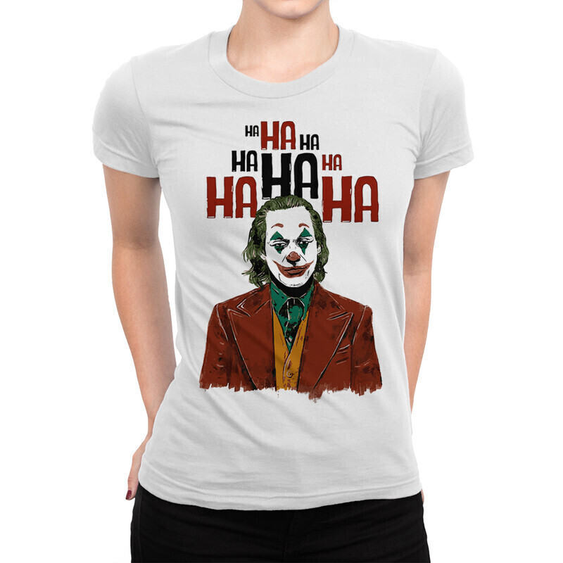 

Футболка женская Dream Shirts Джокер Женская 10007911 белая S, Джокер Женская 10007911