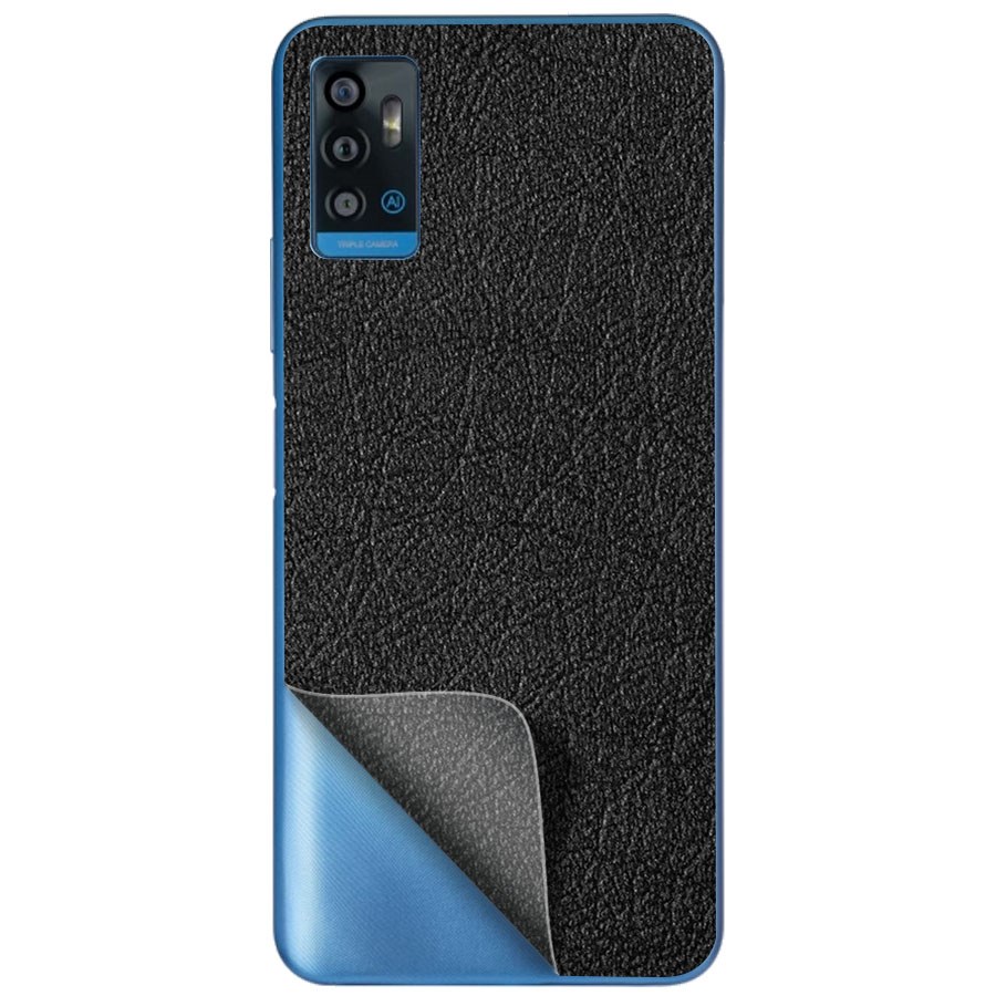

Пленка защитная гидрогелевая Krutoff для ZTE Blade A71 задняя сторона (кожа черная)