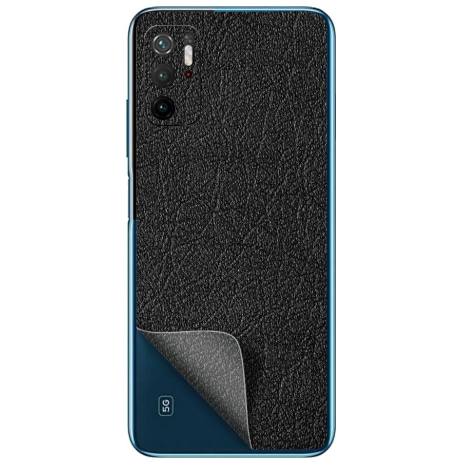 

Пленка защитная гидрогелевая Krutoff для Poco M3 Pro задняя сторона (кожа черная)