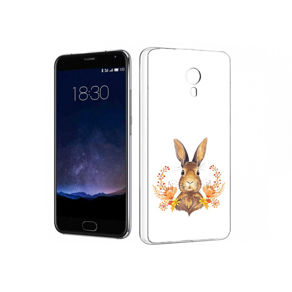 

Чехол MyPads Tocco для Meizu Pro 5 зайка в цветах (PT18126.86.349), Прозрачный, Tocco