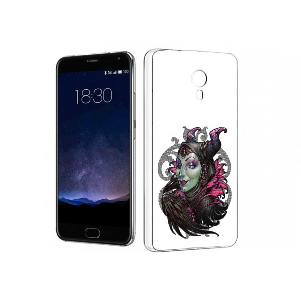 

Чехол MyPads Tocco для Meizu Pro 5 зеленая девушка с вороном (PT18126.86.357), Прозрачный, Tocco