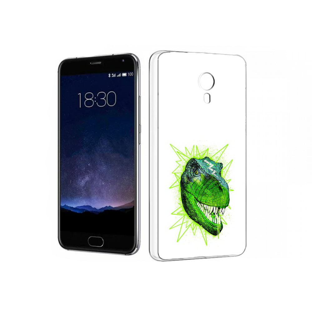

Чехол MyPads Tocco для Meizu Pro 5 зеленый динозавр (PT18126.86.358), Прозрачный, Tocco