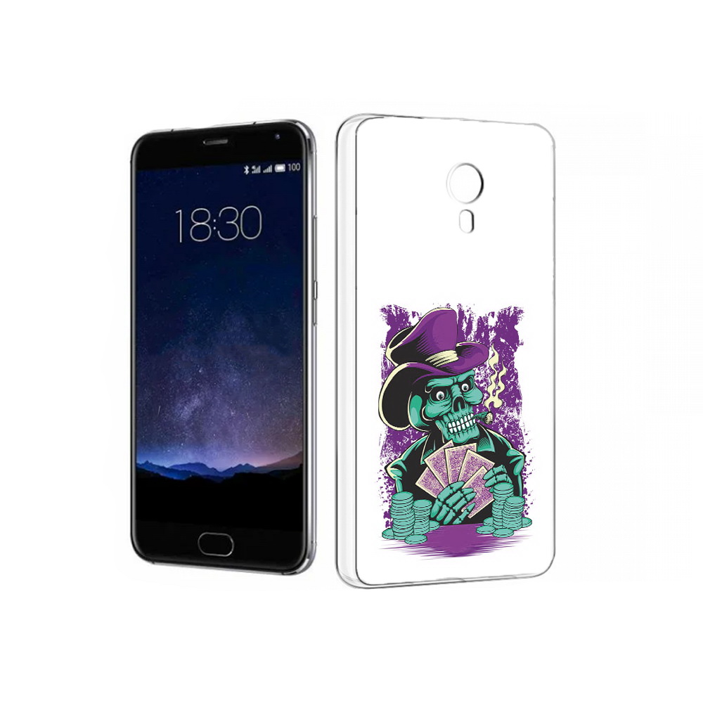 

Чехол MyPads Tocco для Meizu Pro 5 зеленый череп с картами (PT18126.86.361), Прозрачный, Tocco