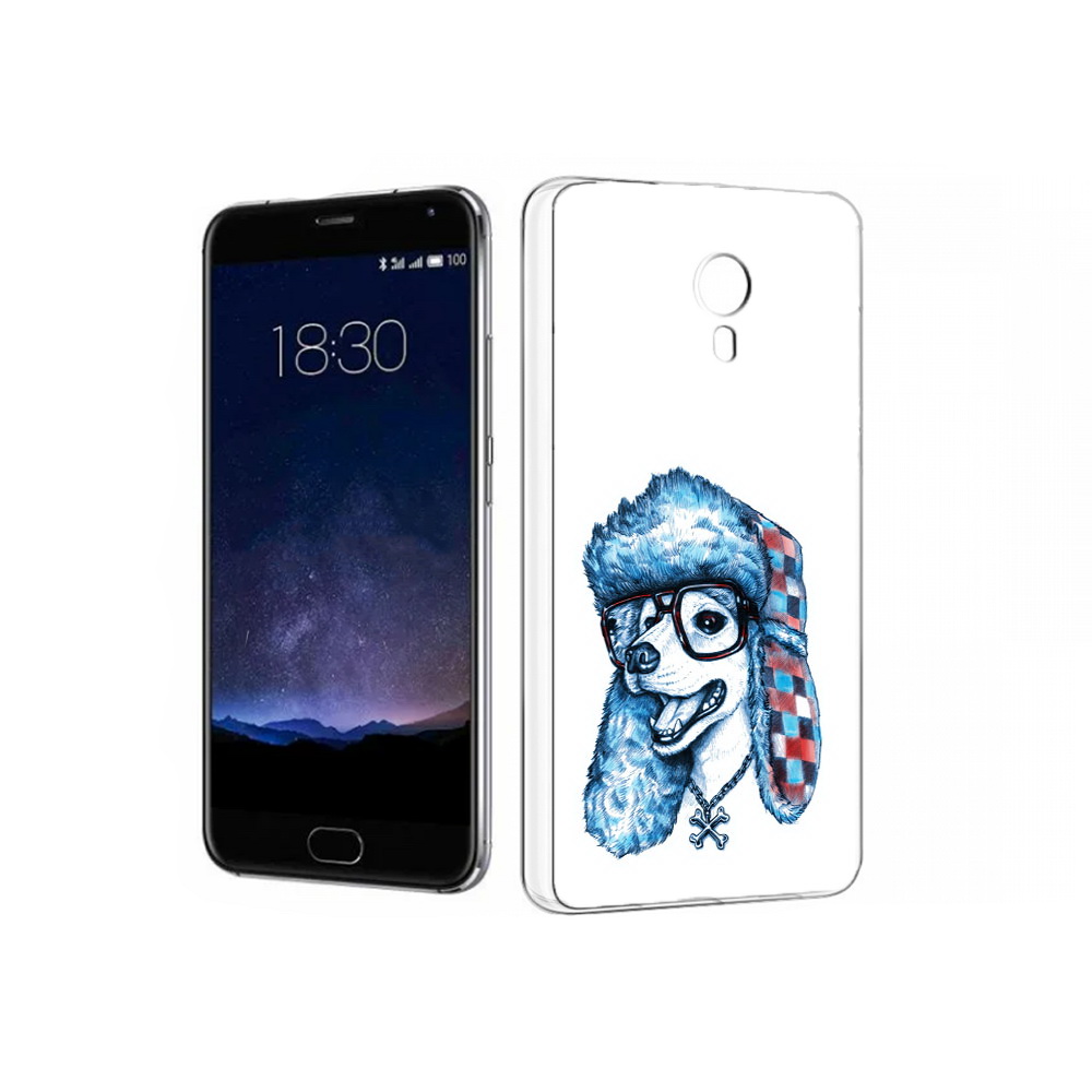 

Чехол MyPads Tocco для Meizu Pro 5 зимний пес (PT18126.86.362), Прозрачный, Tocco
