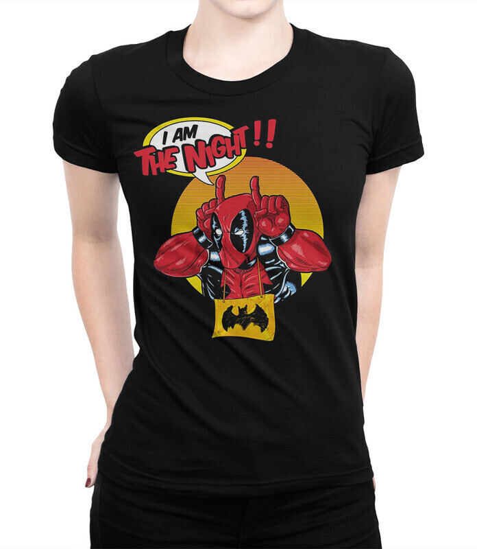 фото Футболка женская dream shirts антигерой "я - ночь!" 10007991 черная 2xl