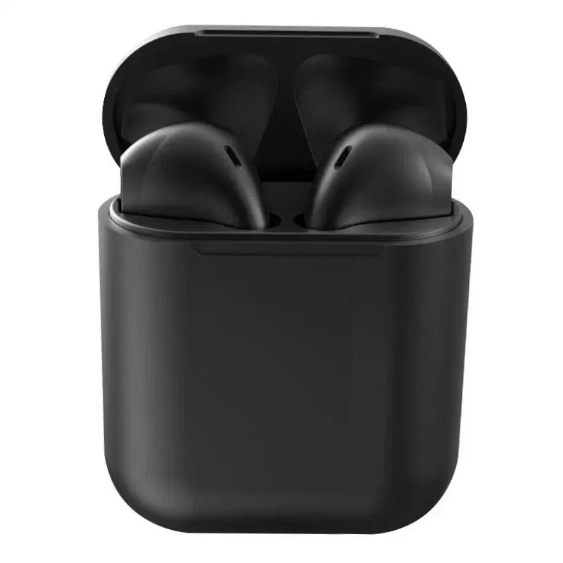 фото Беспроводные наушники inpods 12 dark tws (черные) nobrand