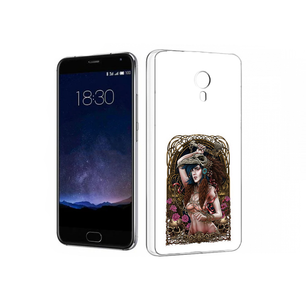 

Чехол MyPads Tocco для Meizu Pro 5 красивая девушка рисунок (PT18126.86.407), Прозрачный, Tocco