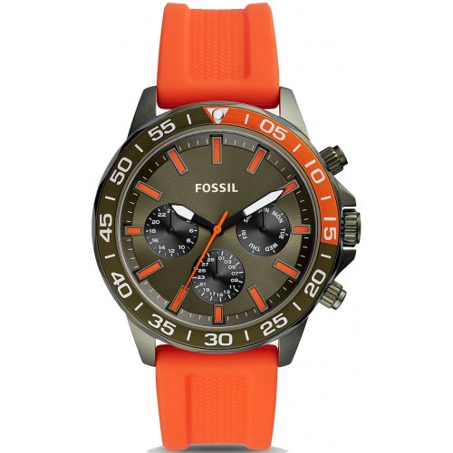 

Наручные часы мужские Fossil BQ2500 оранжевые, BQ2500