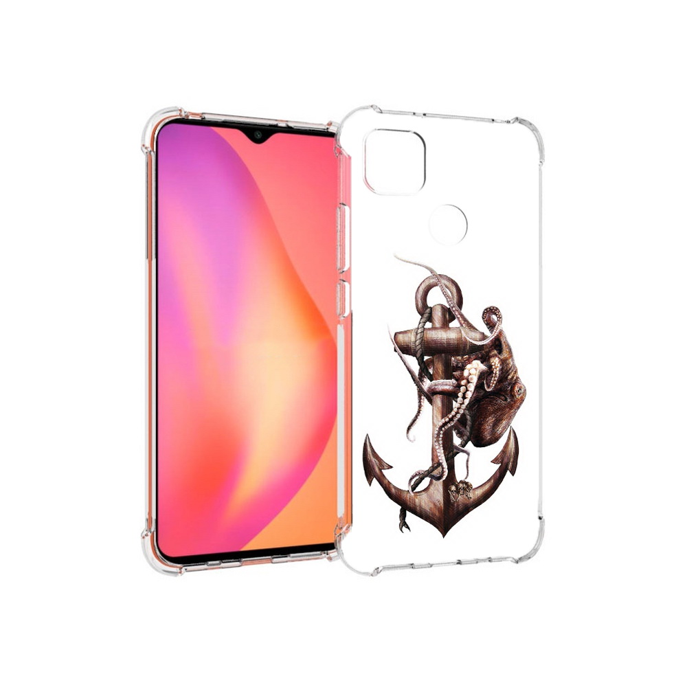 

Чехол MyPads Tocco для Xiaomi Redmi 9C ржавый якорь (PT152115.265.579), Прозрачный, Tocco