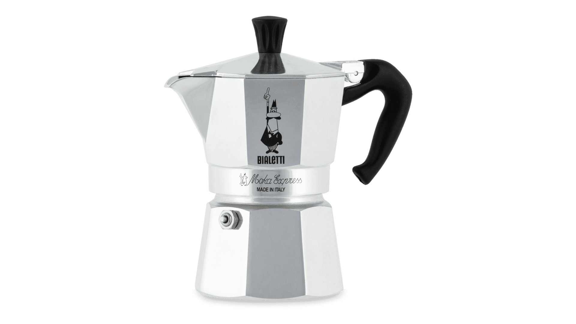 

Кофеварка гейзерная Bialetti Moka Express 3 чашки, Серебристый