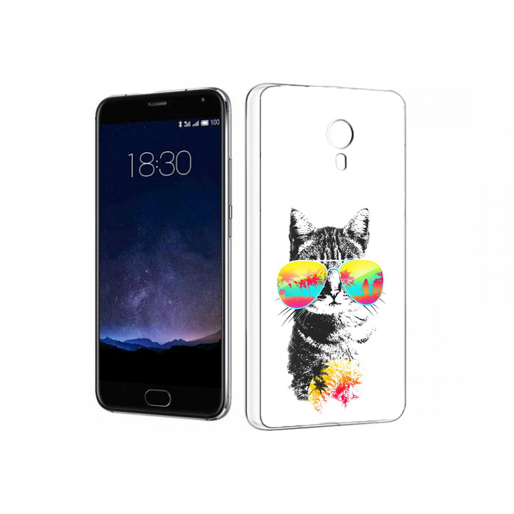 

Чехол MyPads Tocco для Meizu Pro 5 крутой кот (PT18126.86.425), Прозрачный, Tocco